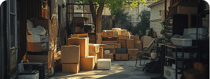 Garage cleanout service in Los Angeles