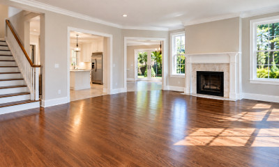 Clean empty home interior after a full estate cleanout in Los Angeles