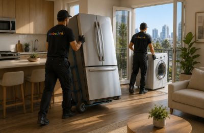 Professional appliance removal from apartment in Mid-Wilshire LA