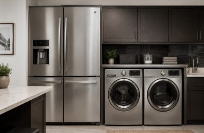 Appliance disposal with washer dryer and refrigerator for Joober Junk Removal in Miracle Mile.